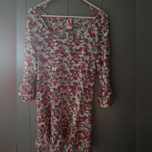 Betsy Johnson Pink, White & Green Dress